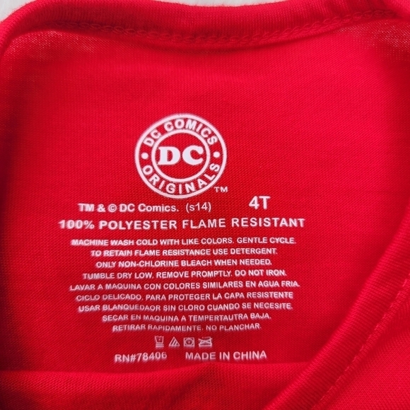 NWT Wonder Woman Dress Sleepwear 4T - Picture 4 of 5